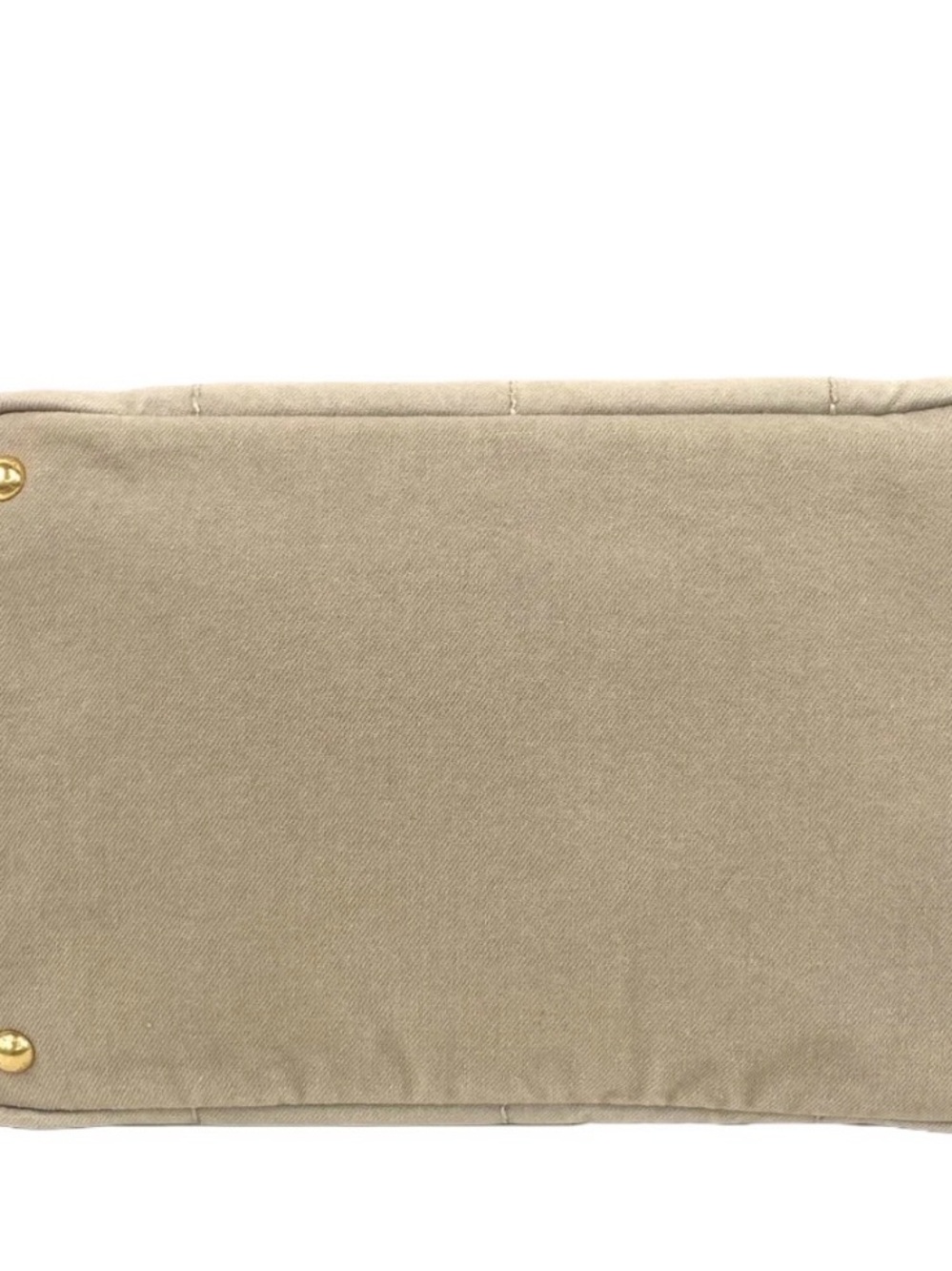 Prada Khaki Handbag Canapa tote - Picture 4 of 9
